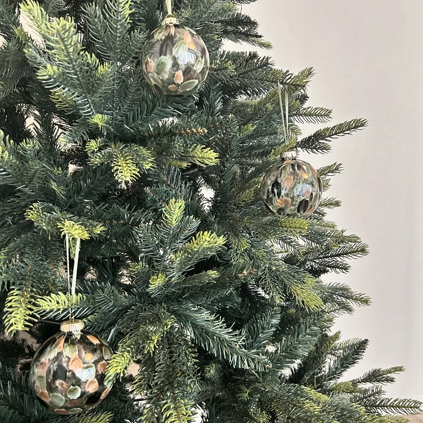 Overcast Weihnachtskugel Ø8cm 6er Pack, Grün Scandi Living