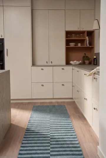 Path Läufer - Ocean blue, 70x250 cm - Scandi Living