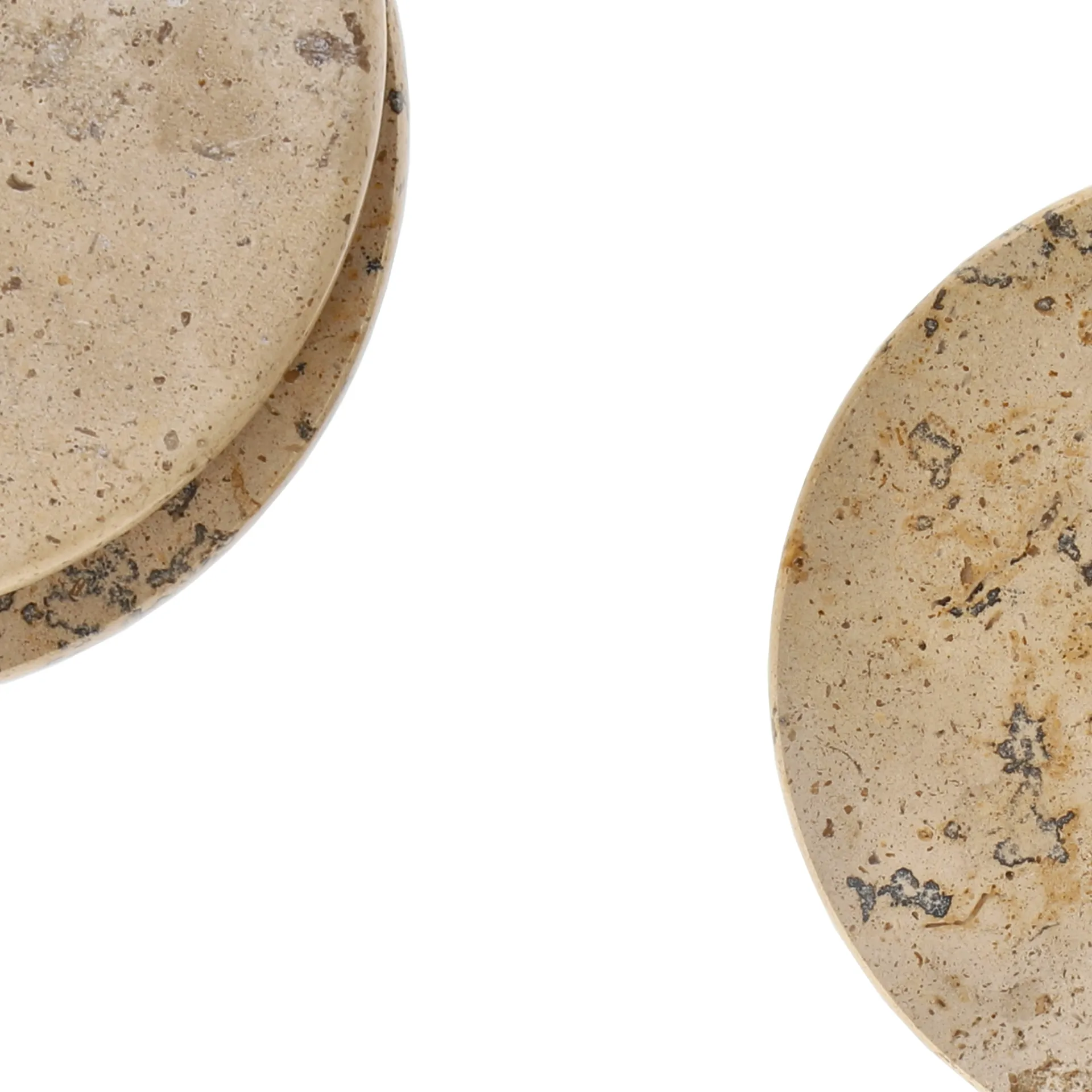 Ridge Glasuntersetzer Ø10 cm 4-er Pack, Marmor Scandi Living