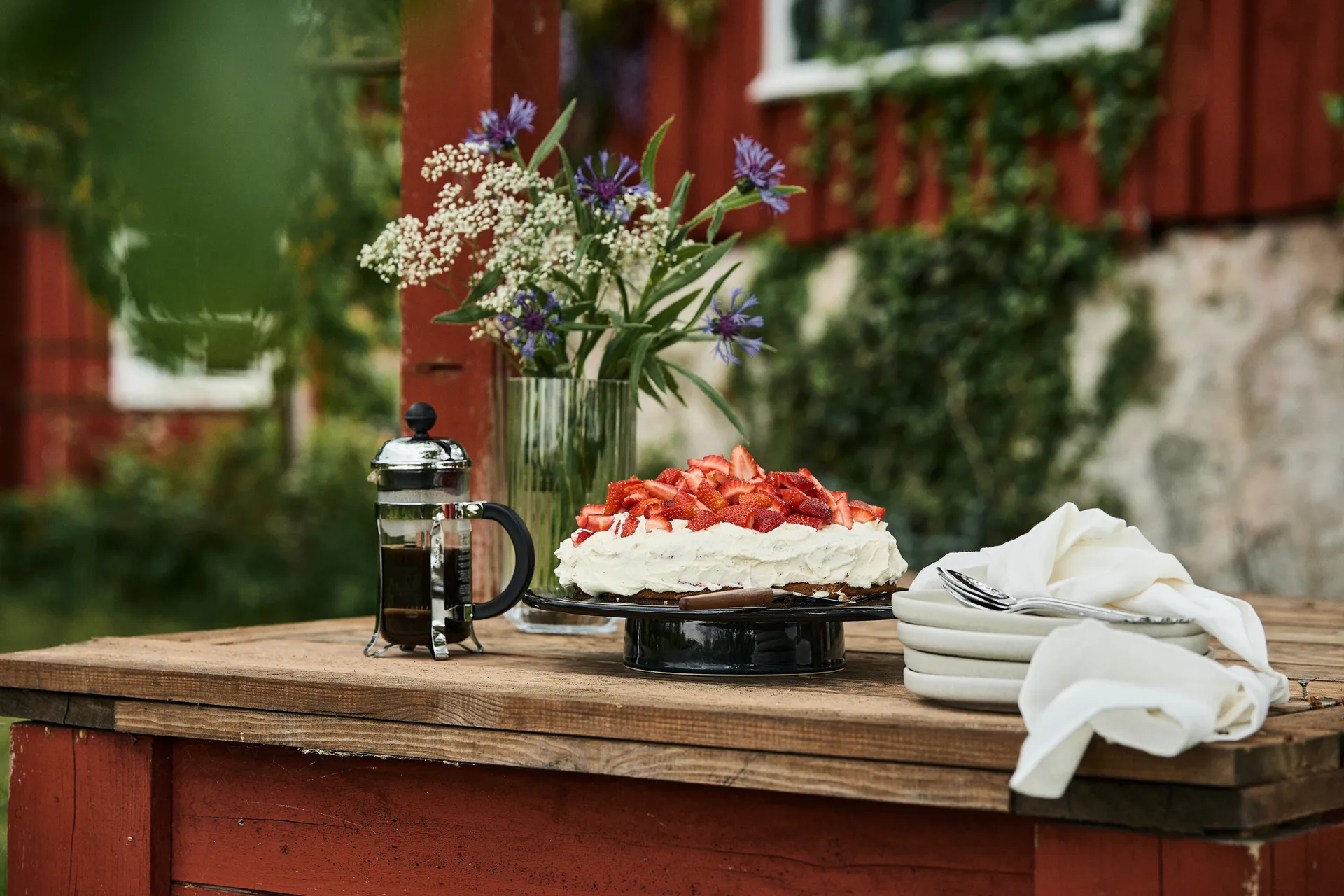 Sandsbro kleiner Teller hellgrau, Ø20 cm, 4er pack Scandi Living