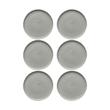Sandsbro kleiner Teller hellgrau, Ø20 cm, 6er pack - Scandi Living