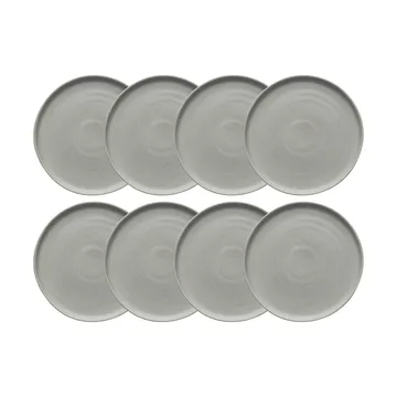 Sandsbro kleiner Teller hellgrau, Ø20 cm, 8er pack - Scandi Living