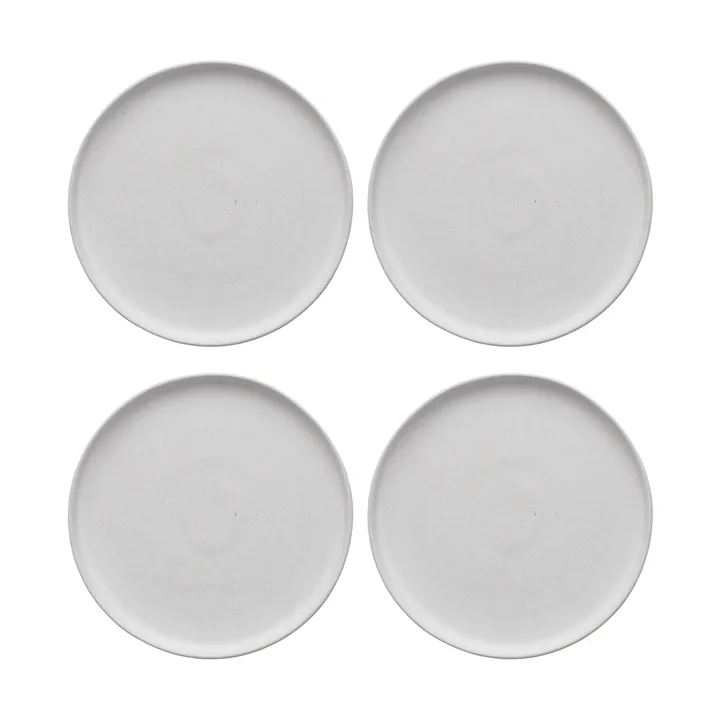 Sandsbro kleiner Teller offwhite, Ø20 cm, 4er pack - Scandi Living