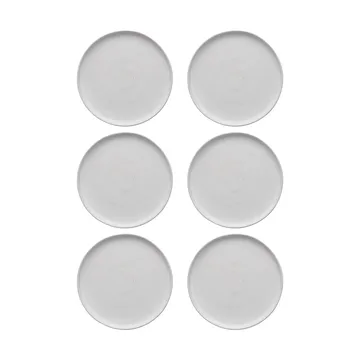 Sandsbro kleiner Teller offwhite, Ø20 cm, 6er pack - Scandi Living