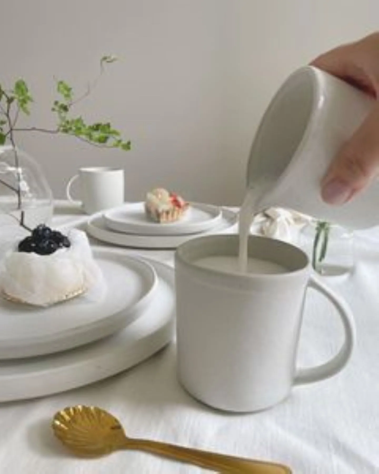 Sandsbro Milchkanne, Offwhite, 30 cl Scandi Living