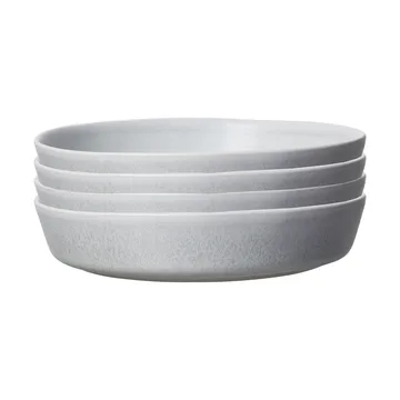 Sandsbro Pastateller hellgrau, Ø23 cm, 4er pack - Scandi Living