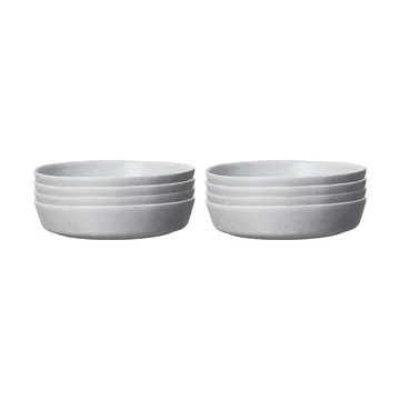 Sandsbro Pastateller hellgrau, Ø23 cm, 6er pack - Scandi Living
