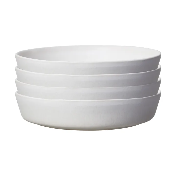 Sandsbro Pastateller offwhite, Ø23 cm, 4er pack - Scandi Living
