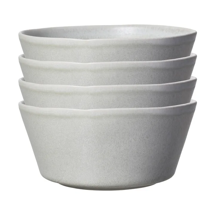 Sandsbro Schale hellgrau, Ø15 cm, 4er pack - Scandi Living