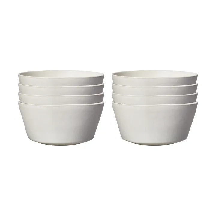 Sandsbro Schale offwhite, Ø15 cm, 8er pack - Scandi Living