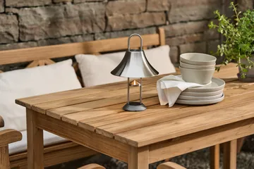 Sandsbro Speiseteller hellgrau, Ø26 cm, 4er pack - Scandi Living