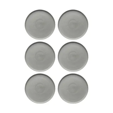 Sandsbro Speiseteller hellgrau, Ø26 cm, 6er pack - Scandi Living