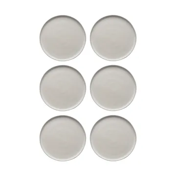 Sandsbro Speiseteller offwhite, Ø26 cm, 6er pack - Scandi Living