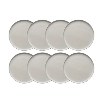 Sandsbro Speiseteller offwhite, Ø26 cm, 8er pack - Scandi Living