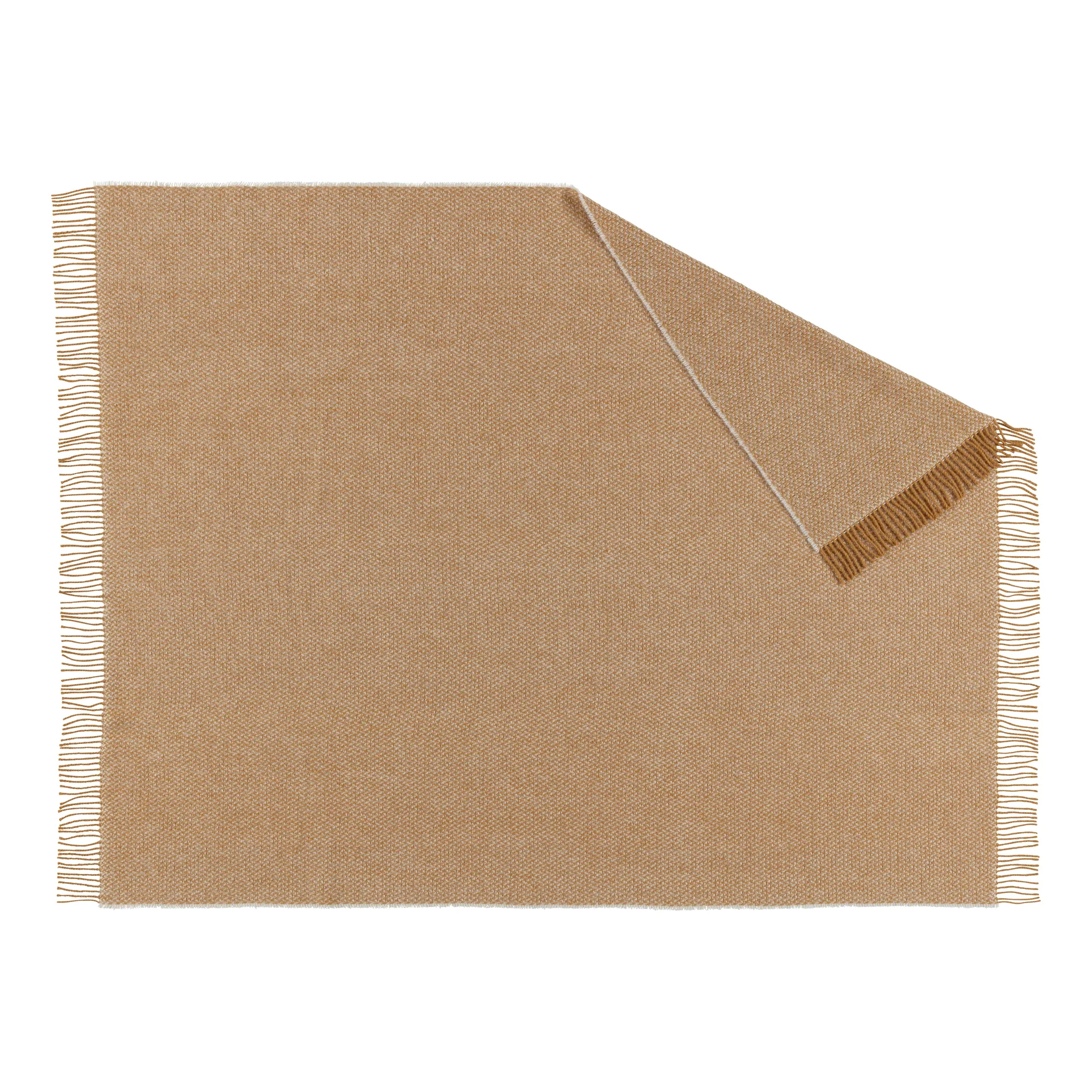 Sandstone Wolldecke 130 x 180cm, Mustard Scandi Living