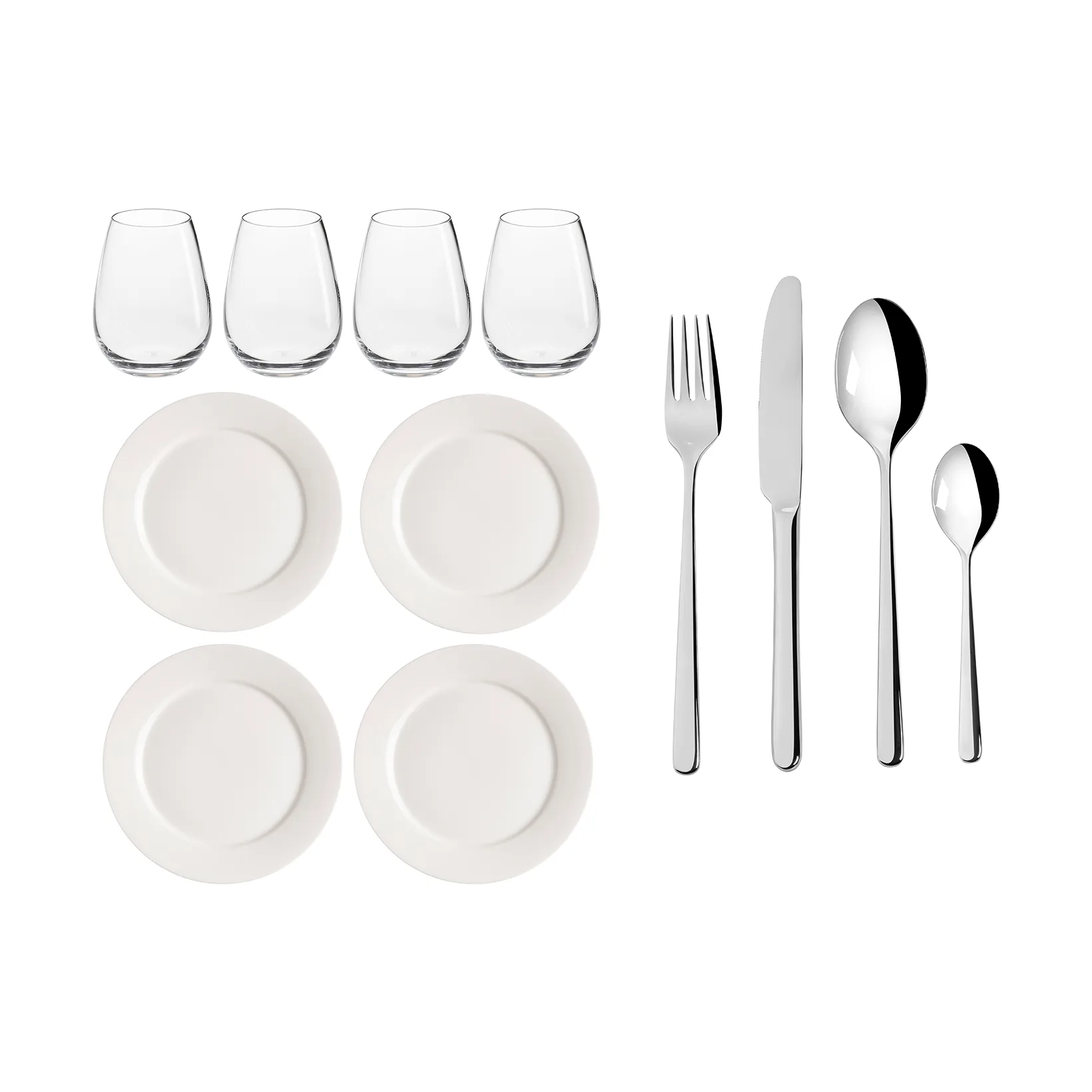 Scandi Living Starterset Abendessen 32 Teile,  Scandi Living