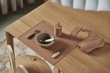 Silly Lätzchen Silikon 2er-Pack - Vanilla-hazel - Scandi Living