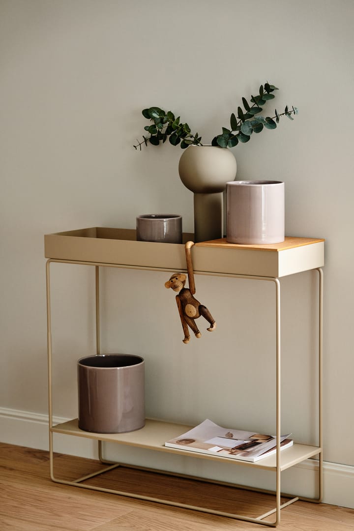 Sleek Blumentopf Ø 12 cm, Beige Scandi Living