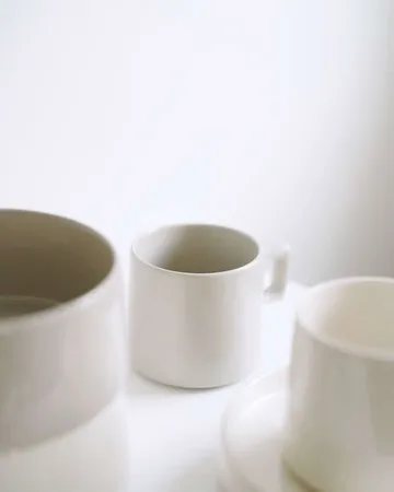 Taper Becher 30 cl - Weiß - Scandi Living