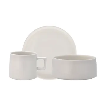Taper Frühstücks-Set 12 Teile - Weiß - Scandi Living