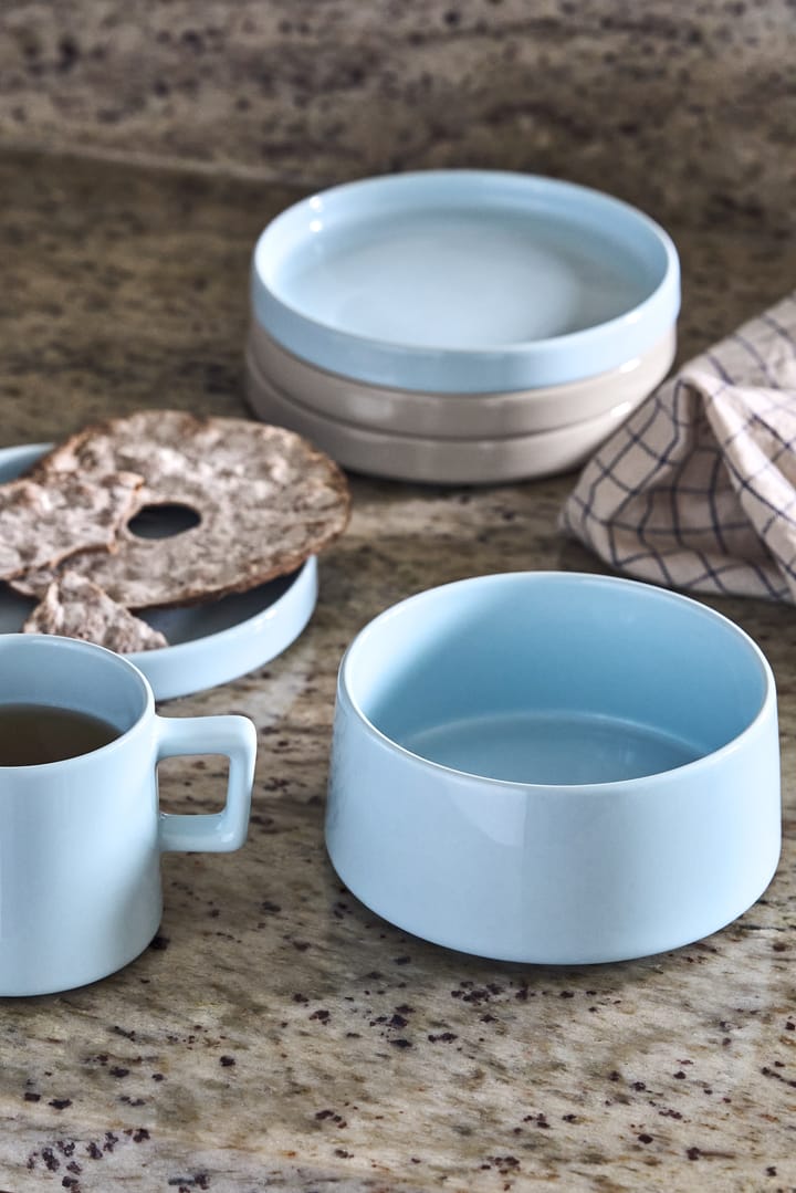 Taper Teller 14 cm, Hellblau Scandi Living