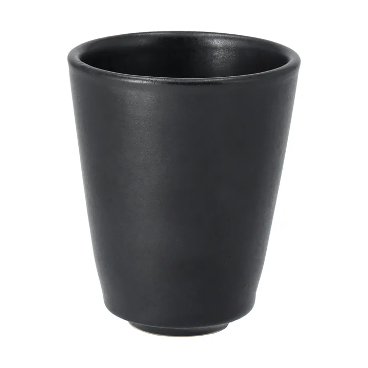 Terra Cappuccinotasse - Schwarz Steinzeug, 14,5 cl - Scandi Living