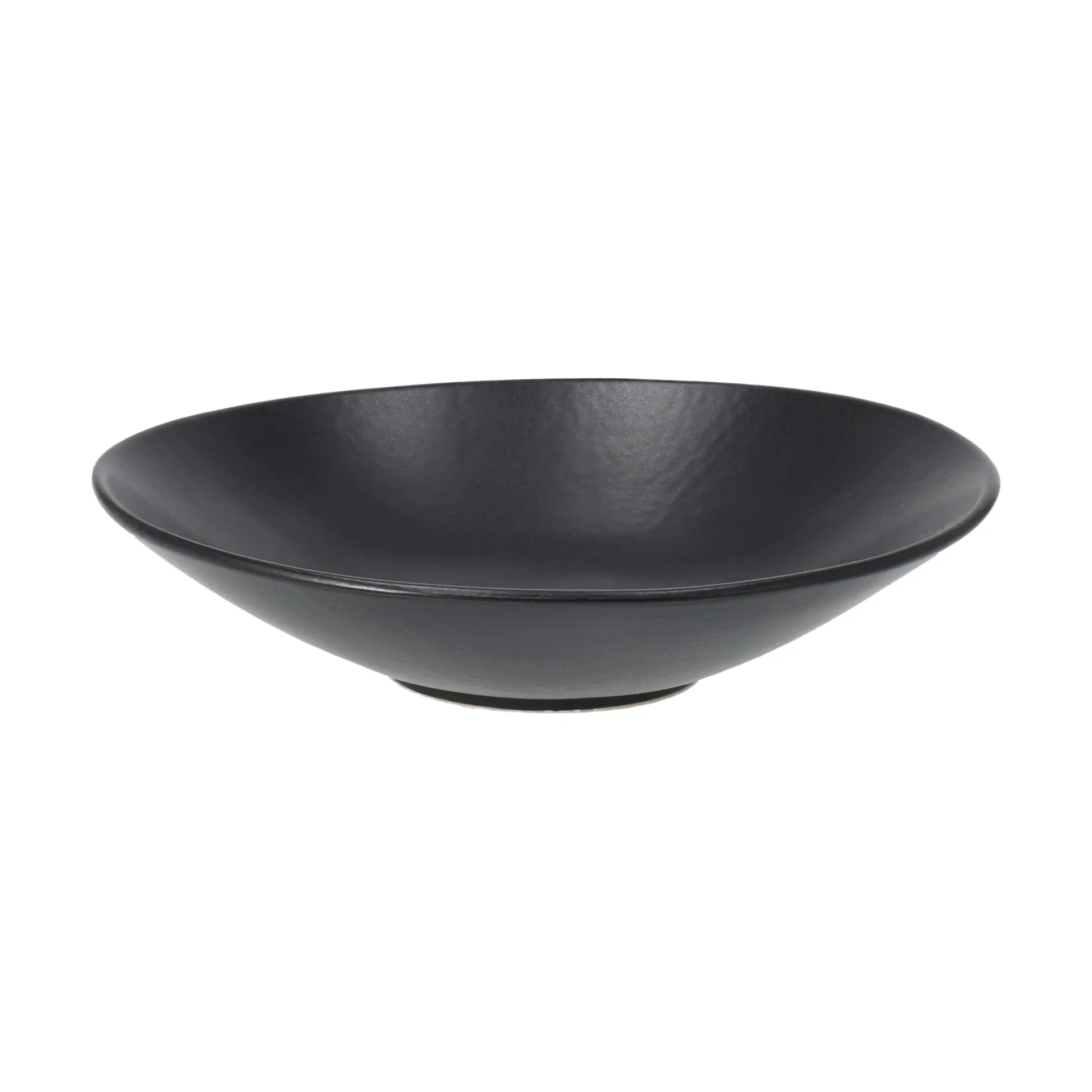 Terra Pastateller, Schwarz Steinzeug, Ø22,5 cm Scandi Living