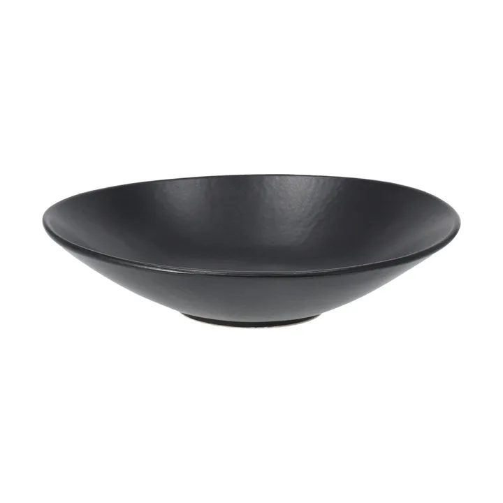 Terra Pastateller - Schwarz Steinzeug, Ø22,5 cm - Scandi Living