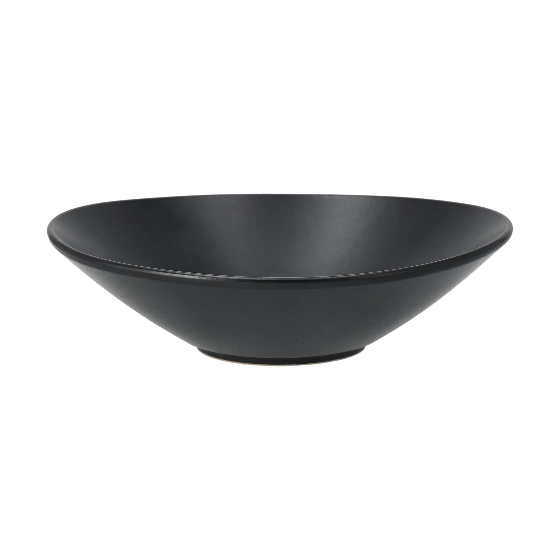 Terra Salatschale, Schwarz Steinzeug, Ø30 cm Scandi Living