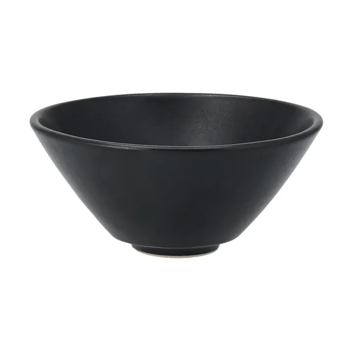 Terra Servierschüssel - Schwarz Steinzeug, Ø12 cm - Scandi Living