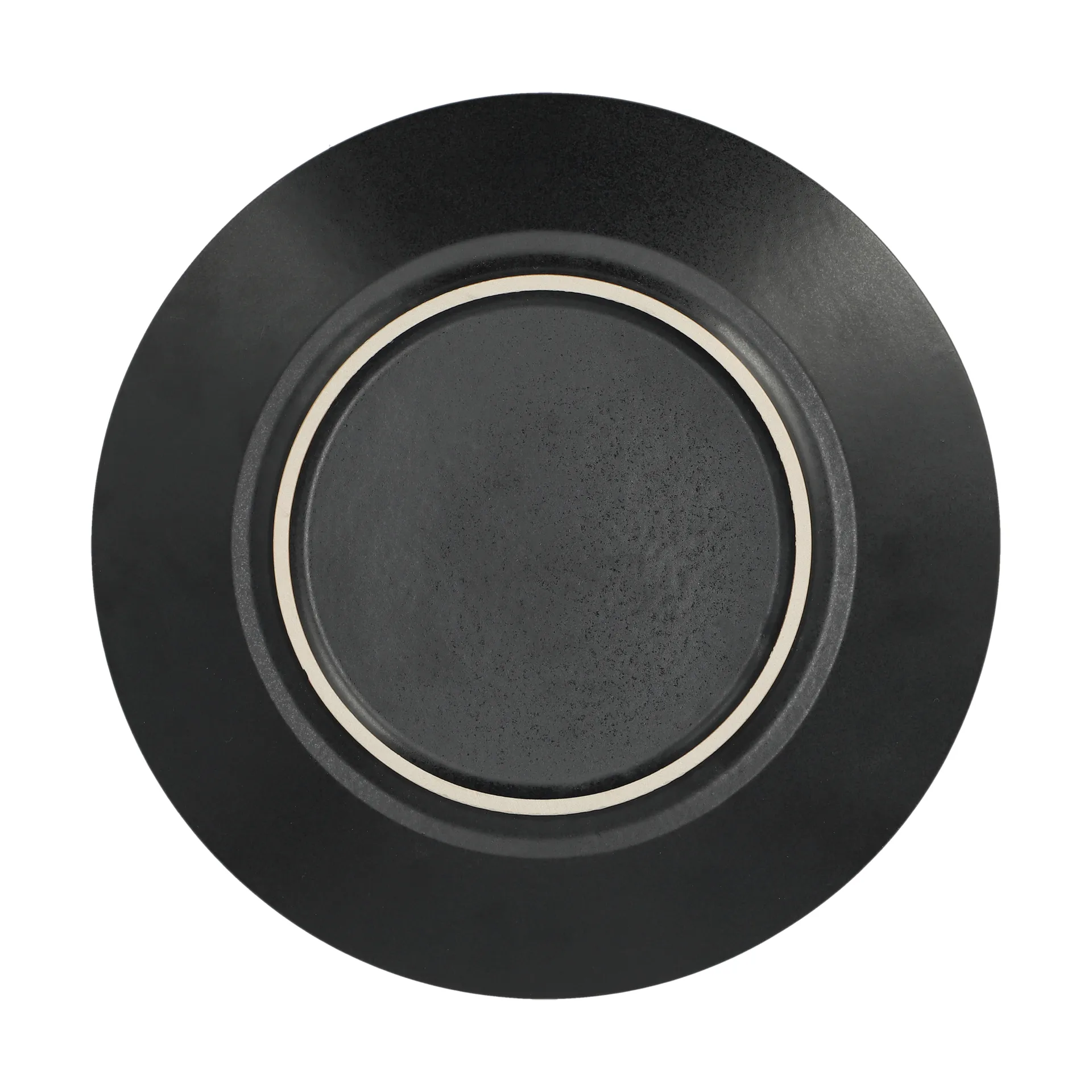 Terra Speiseteller, Schwarz Steinzeug, Ø26,5 cm Scandi Living