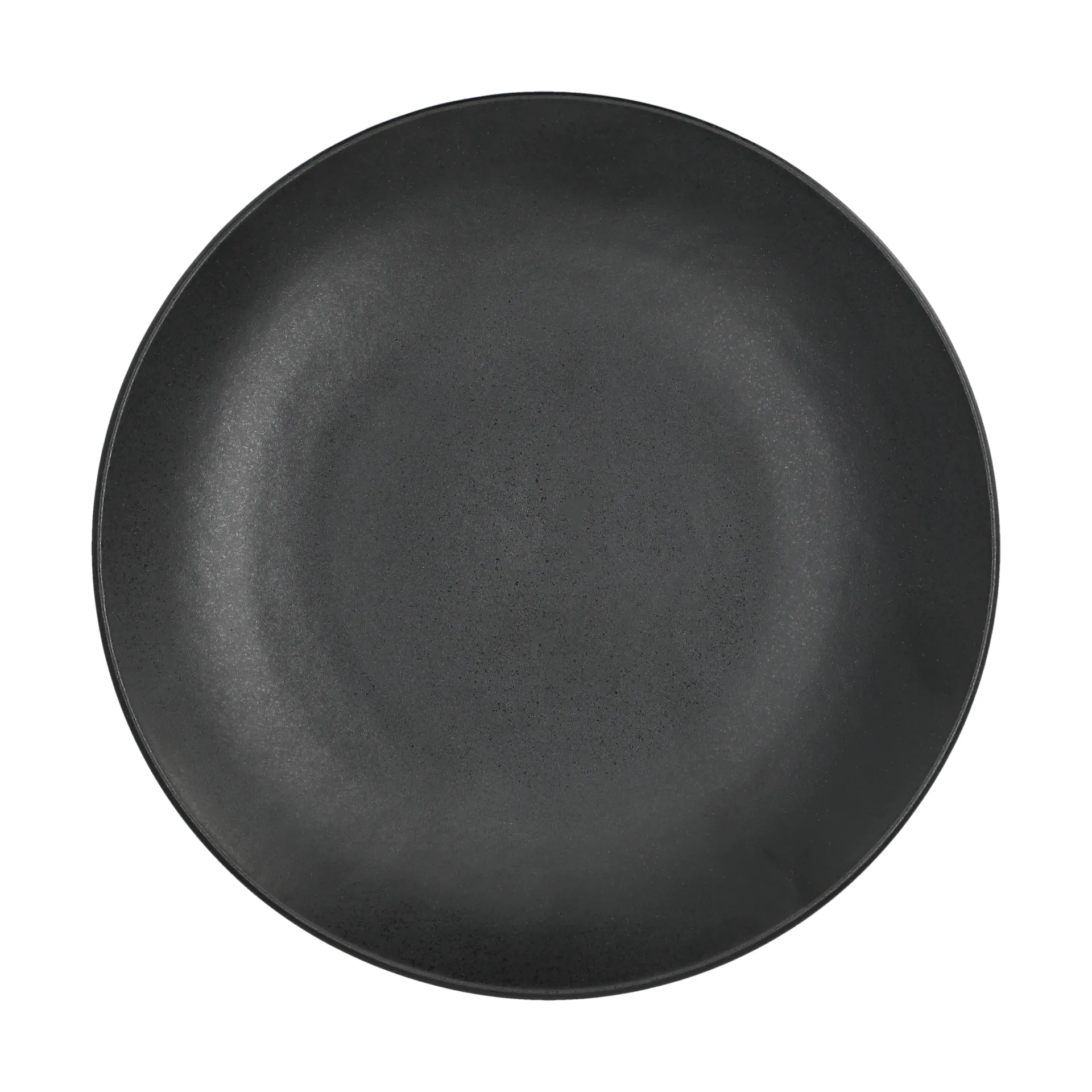 Terra Teller, Schwarz Steinzeug, Ø22 cm Scandi Living