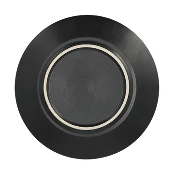Terra Teller - Schwarz Steinzeug, Ø22 cm - Scandi Living
