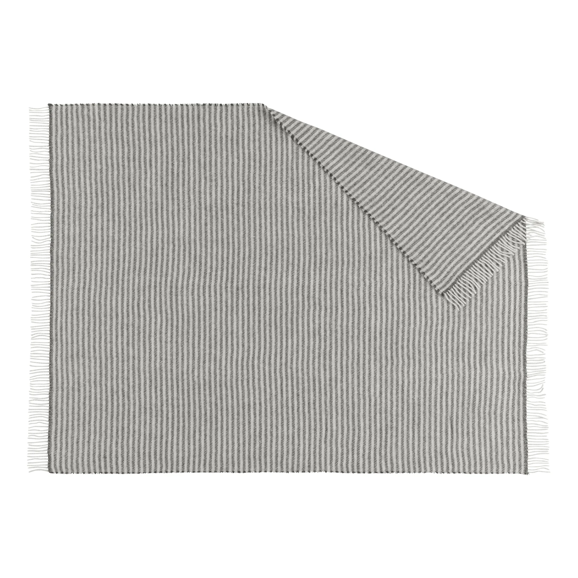 Tidal Wolldecke 130 x 180cm, Dunkelgrau Scandi Living