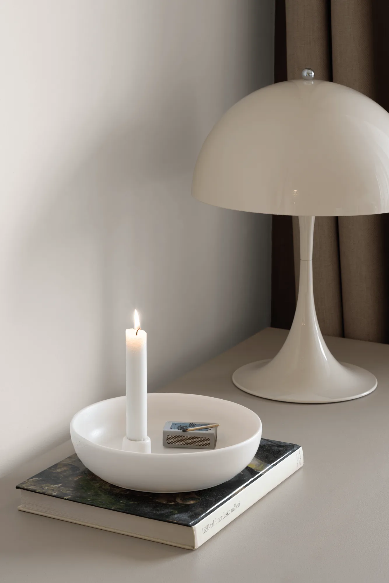 Valley Kerzenhalter Ø21cm, Weiß Scandi Living