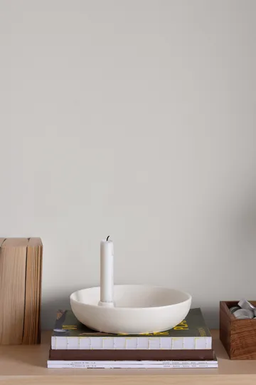 Valley Kerzenhalter Ø21cm - Weiß - Scandi Living