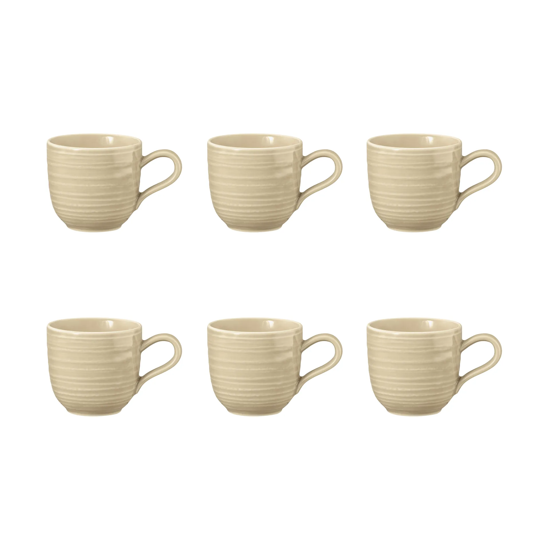 Terra Espressotasse 9 cl 6er Pack, Sand Beige Seltmann Weiden