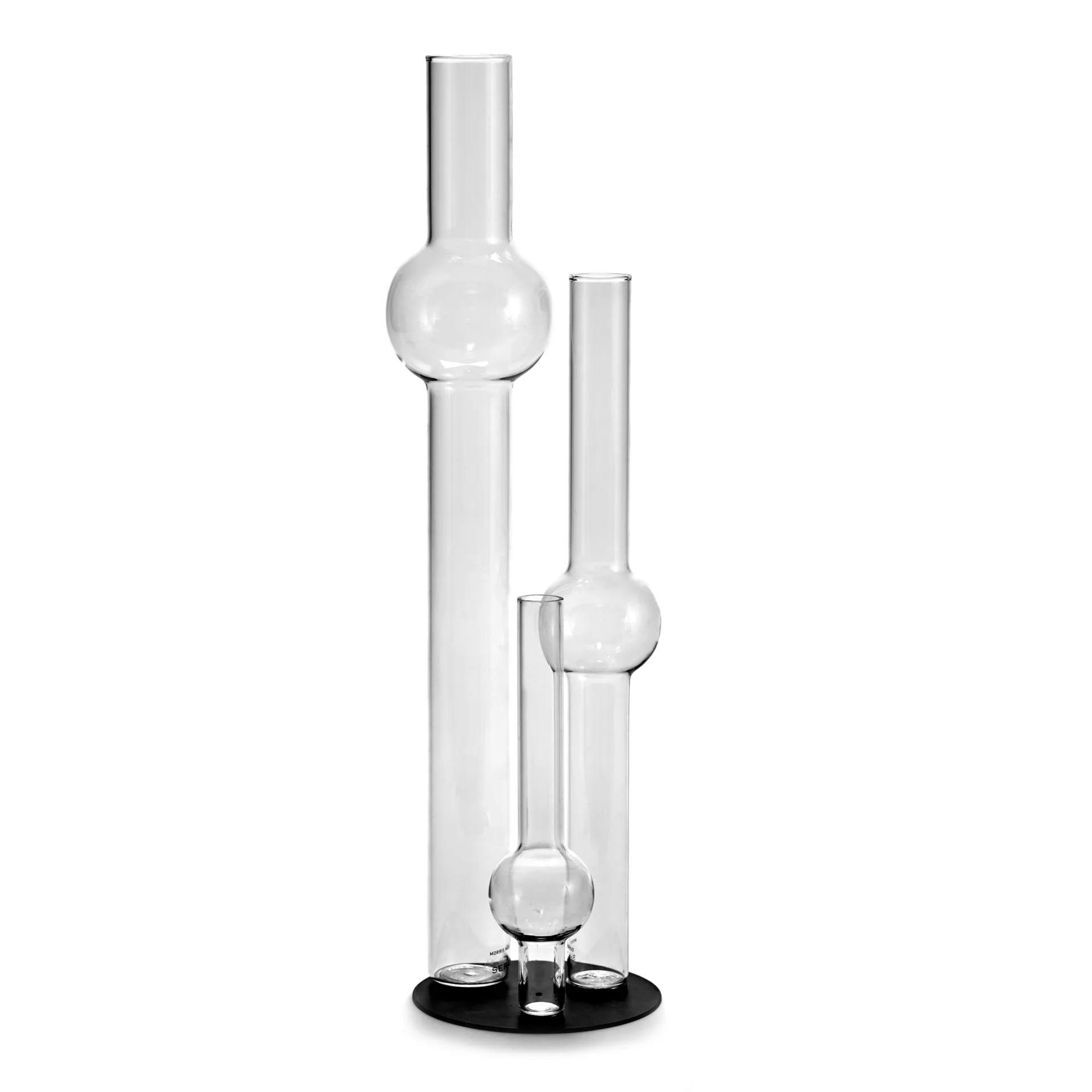 Bubblebubble Vase 3 Teile, Klar Serax