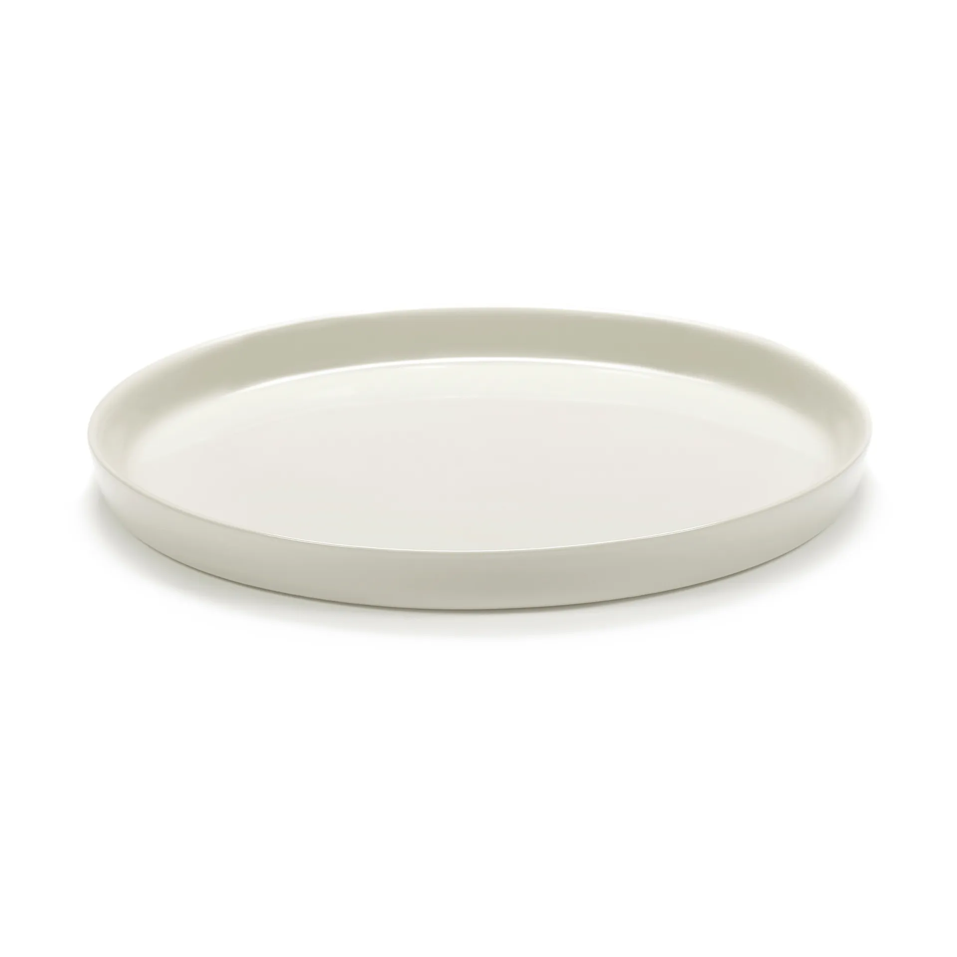 Cena Teller hoch M Ø 22 cm, Ivory Serax