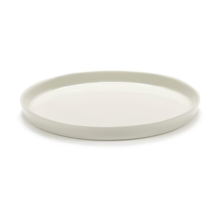 Cena Teller hoch M Ø 22 cm, Ivory Serax