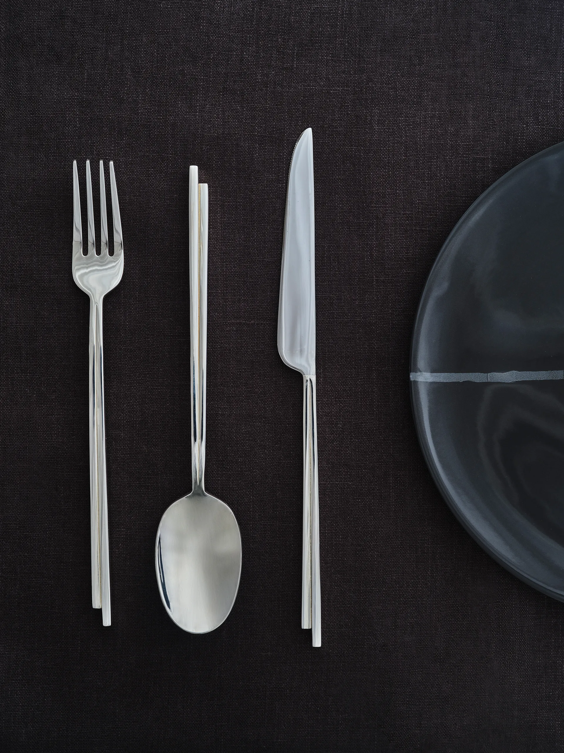 Dune Besteckset 5 Teile Geschenkbox, Stainless steel Serax