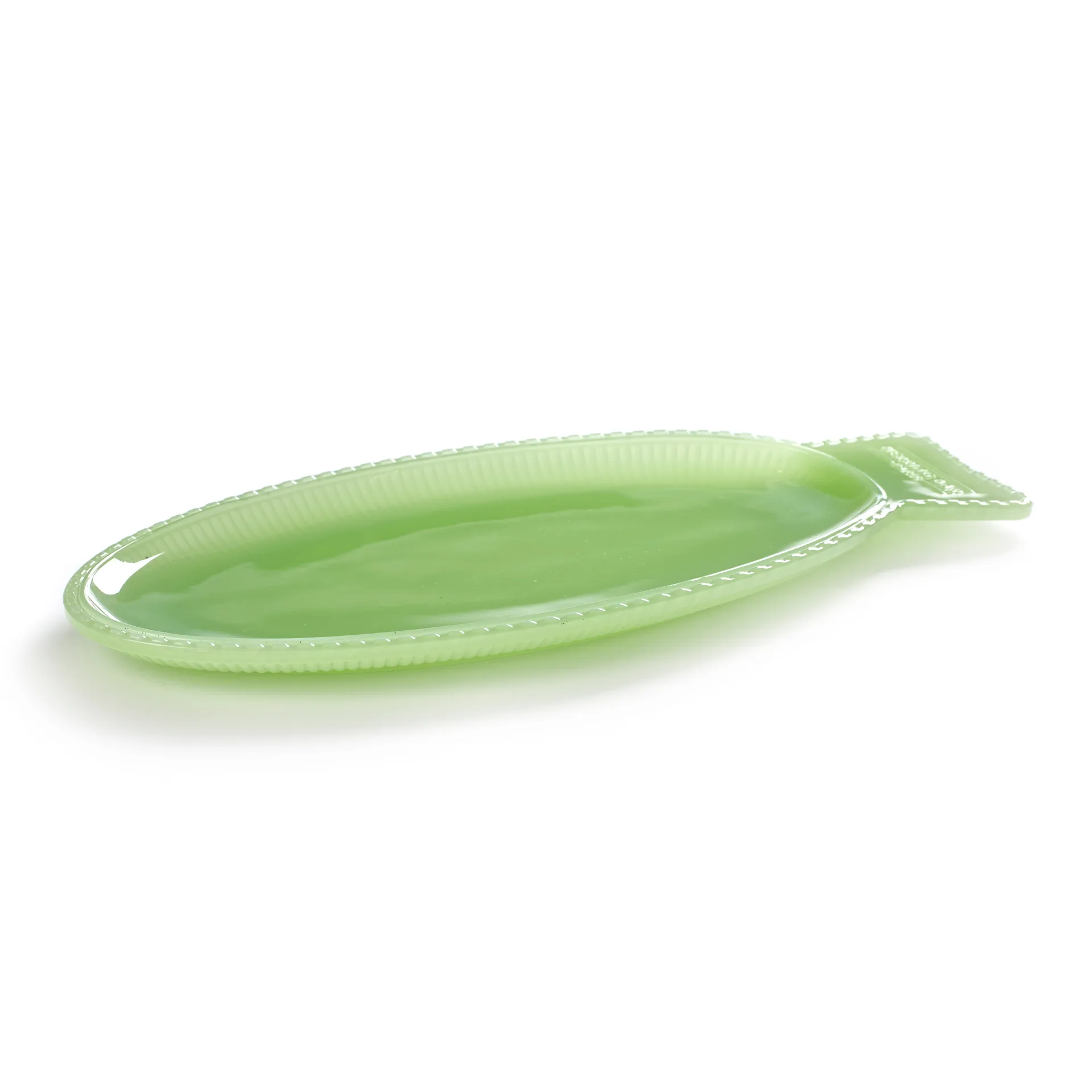 Fish & Fish Servierteller 16 x 35cm, Jadeite green Serax