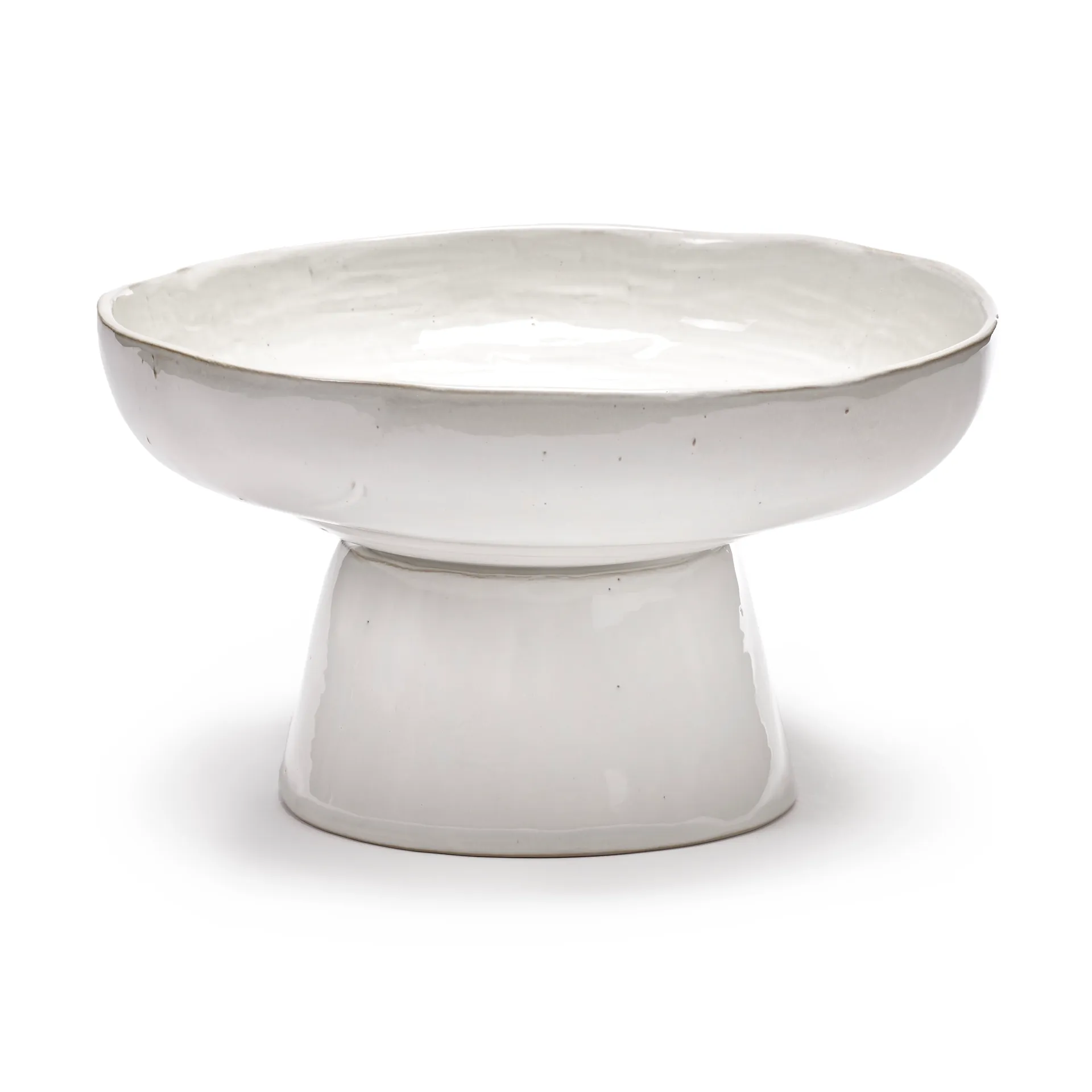 La Mère Servierteller auf Fuß Ø31 cm, Off white Serax