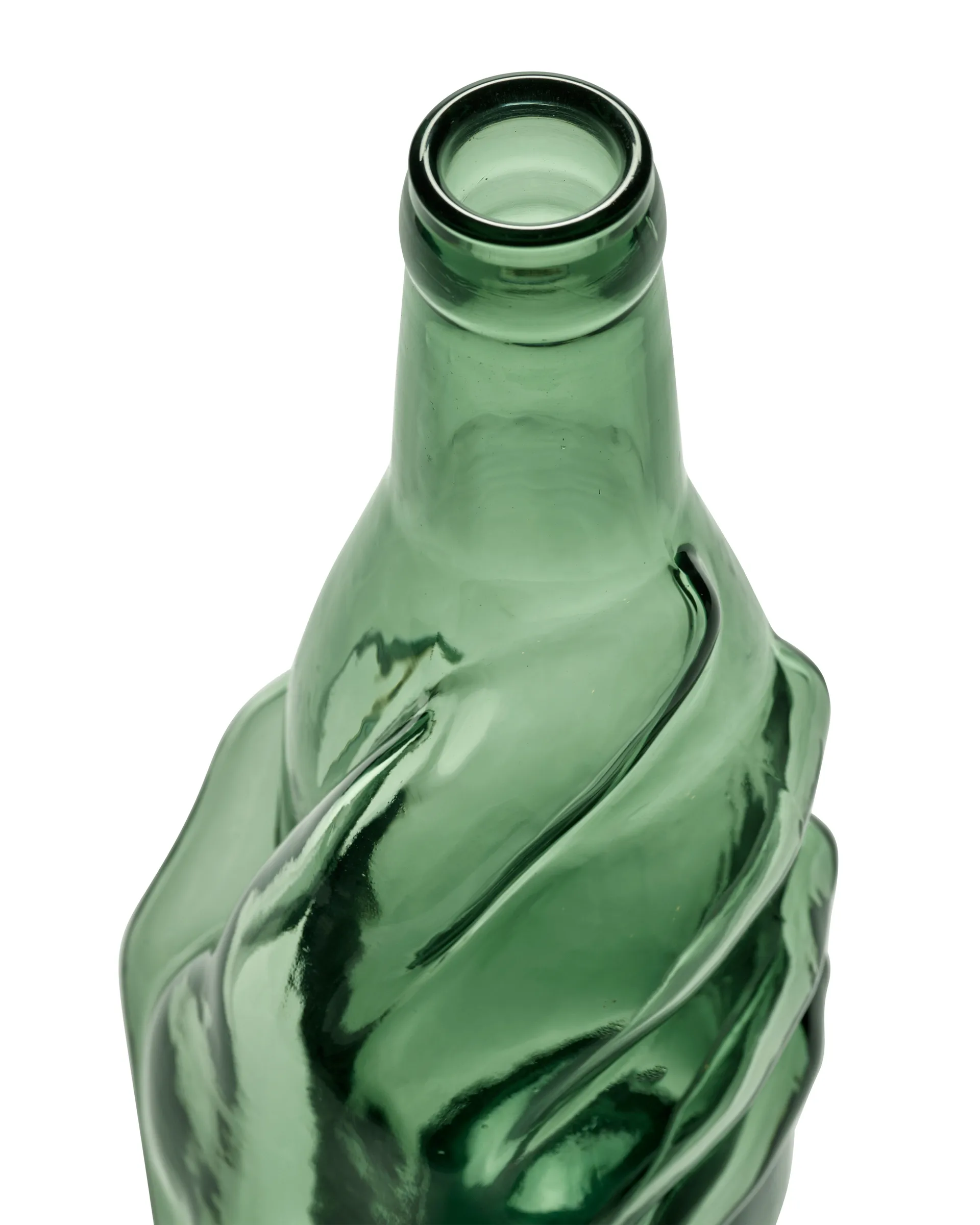 Les Objets Mouleversants Karaffe 0,95 L, Emerald green Serax