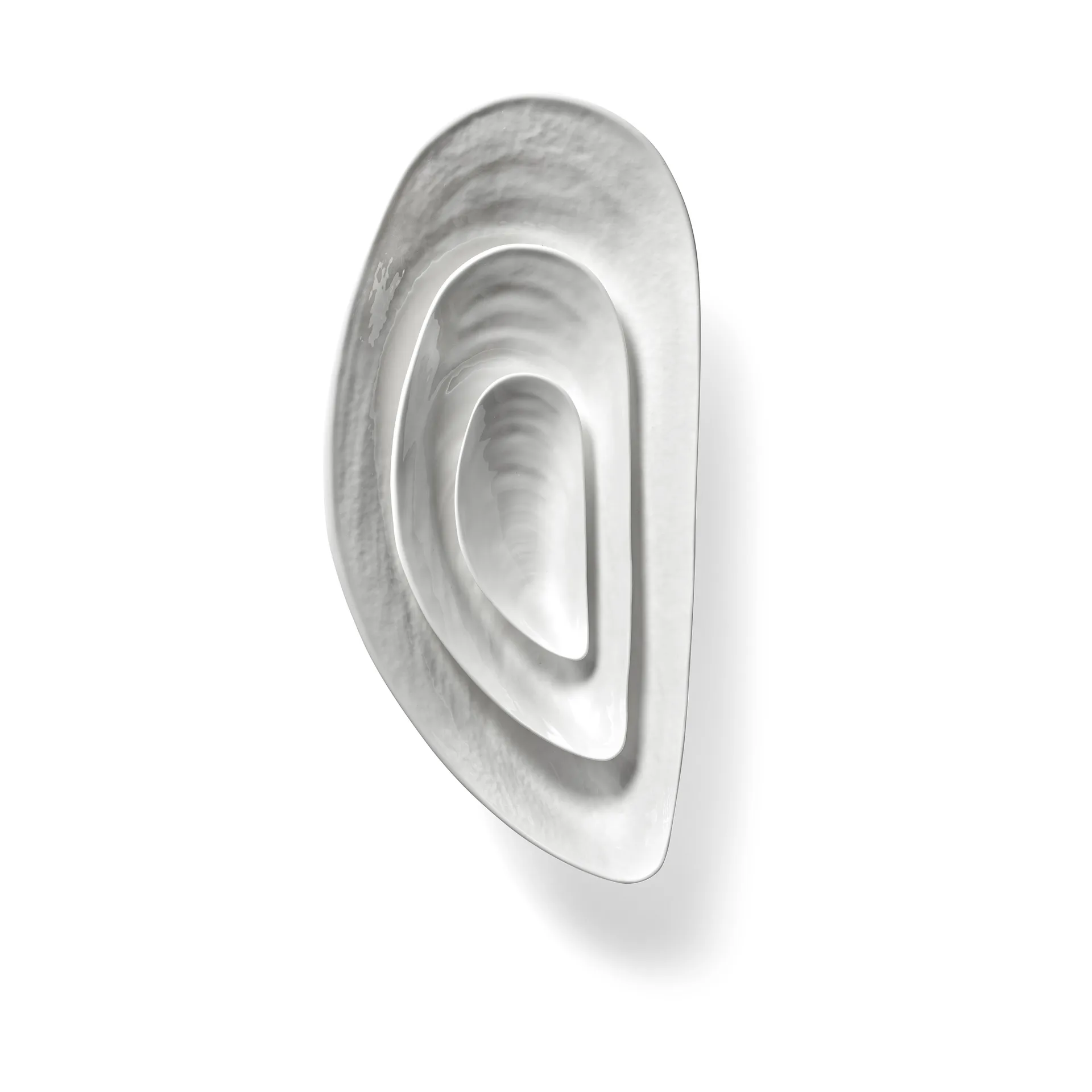 Les Objets Mouleversants Marcel schaal M 14x30,5 cm, White Serax