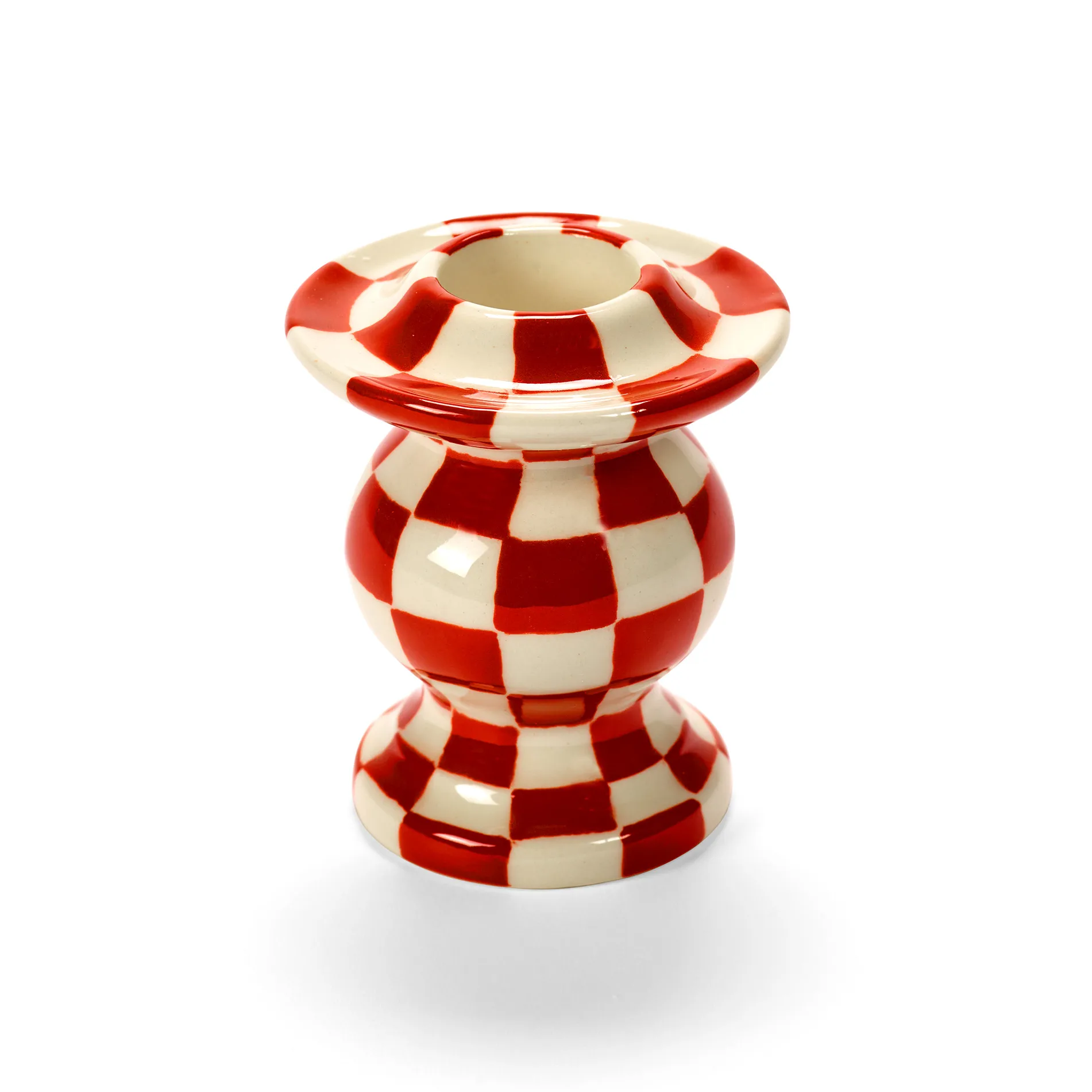 Les Objets Mouleversants N°2 Kerzenständer, Red-white Serax