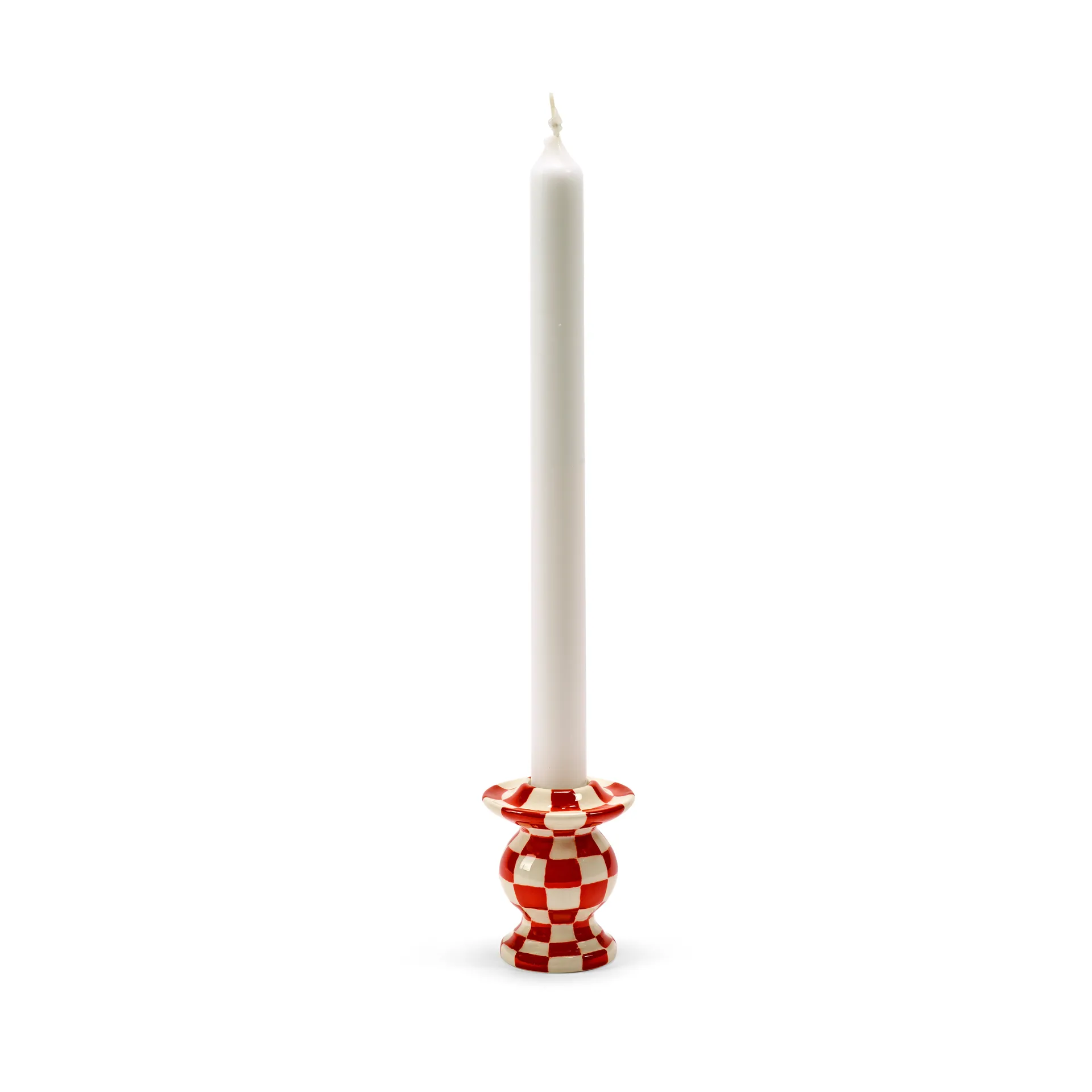 Les Objets Mouleversants N°2 Kerzenständer, Red-white Serax