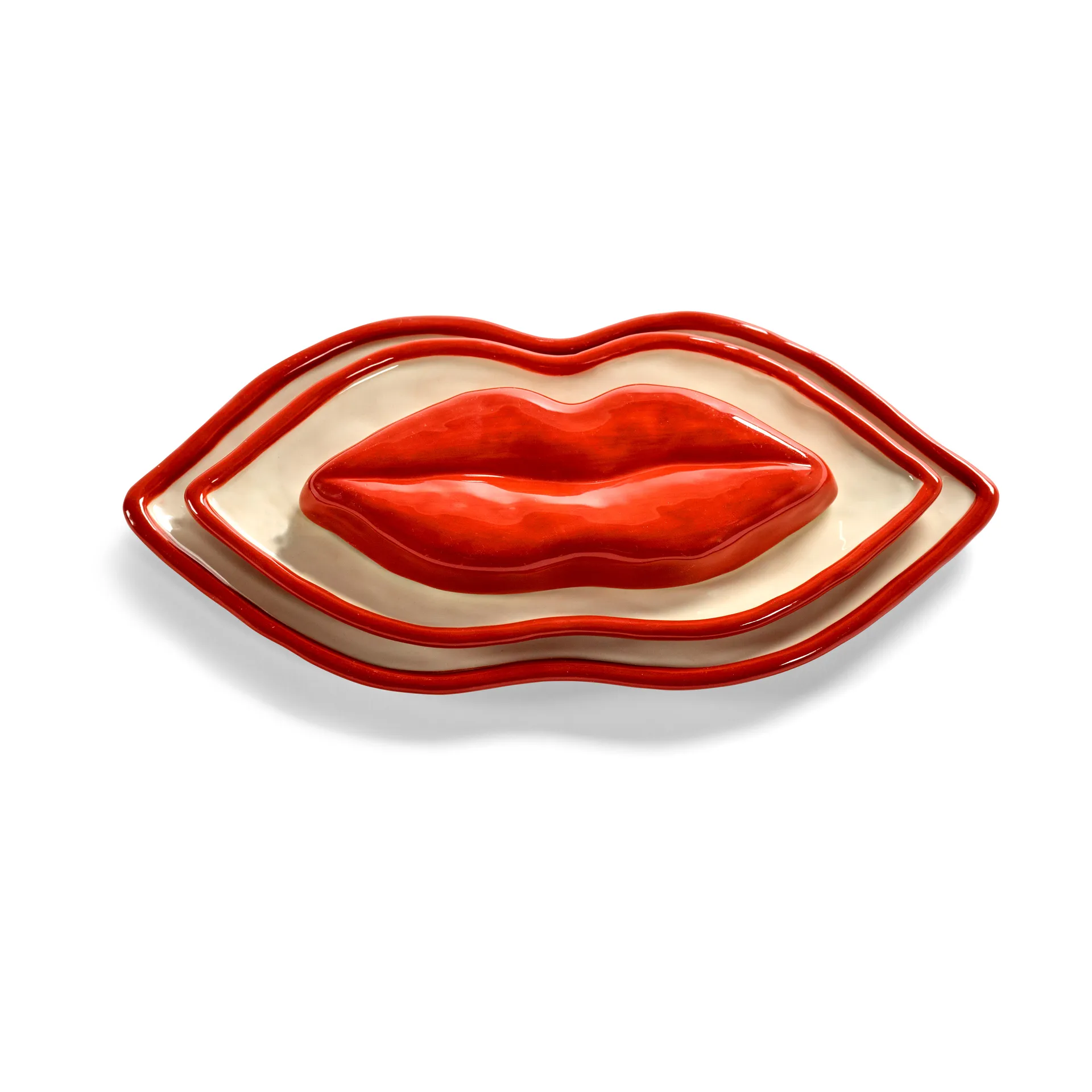 Les Objets Mouleversants Tablett S, Red Serax
