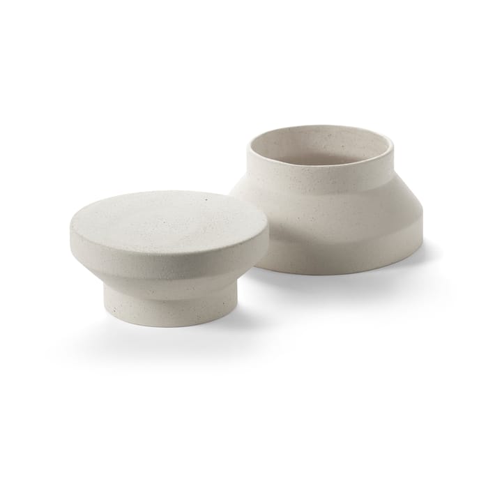 Mira Vase/Tortenplatte S, Beige Serax