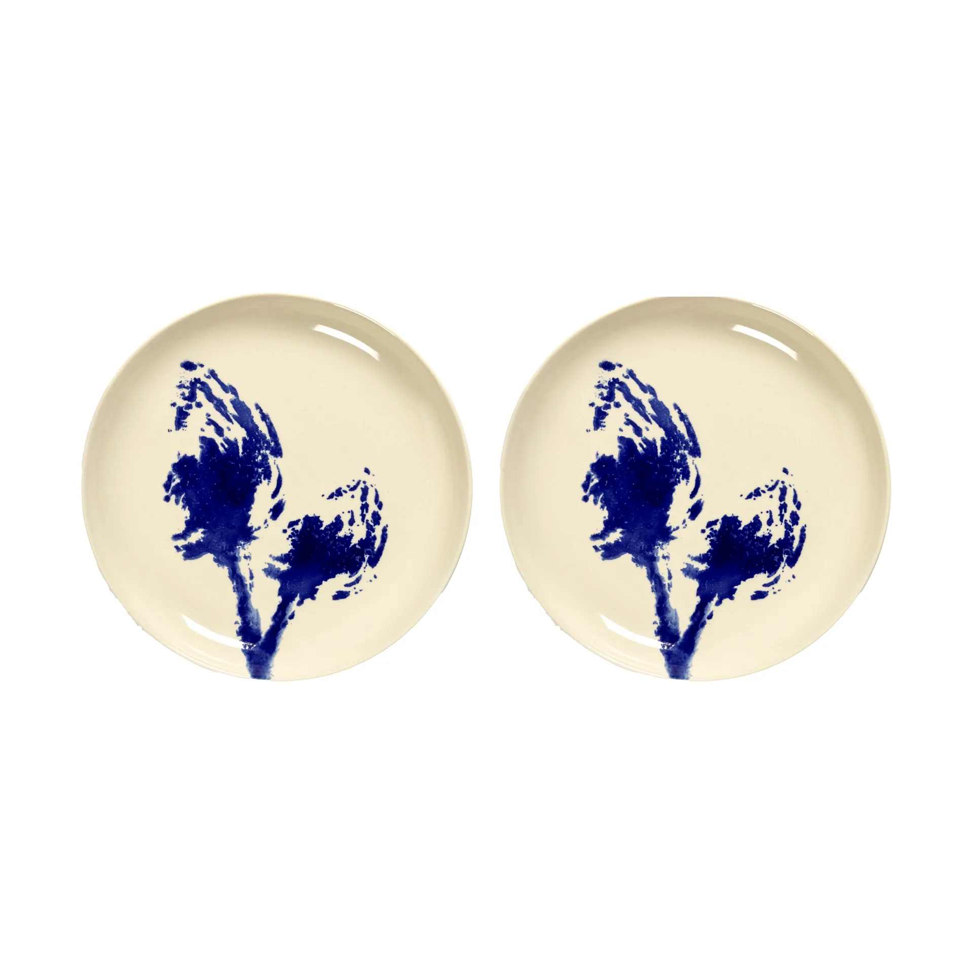 Ottolenghi Feast Teller S Ø19 cm 2er Pack, White-artichoke blue Serax